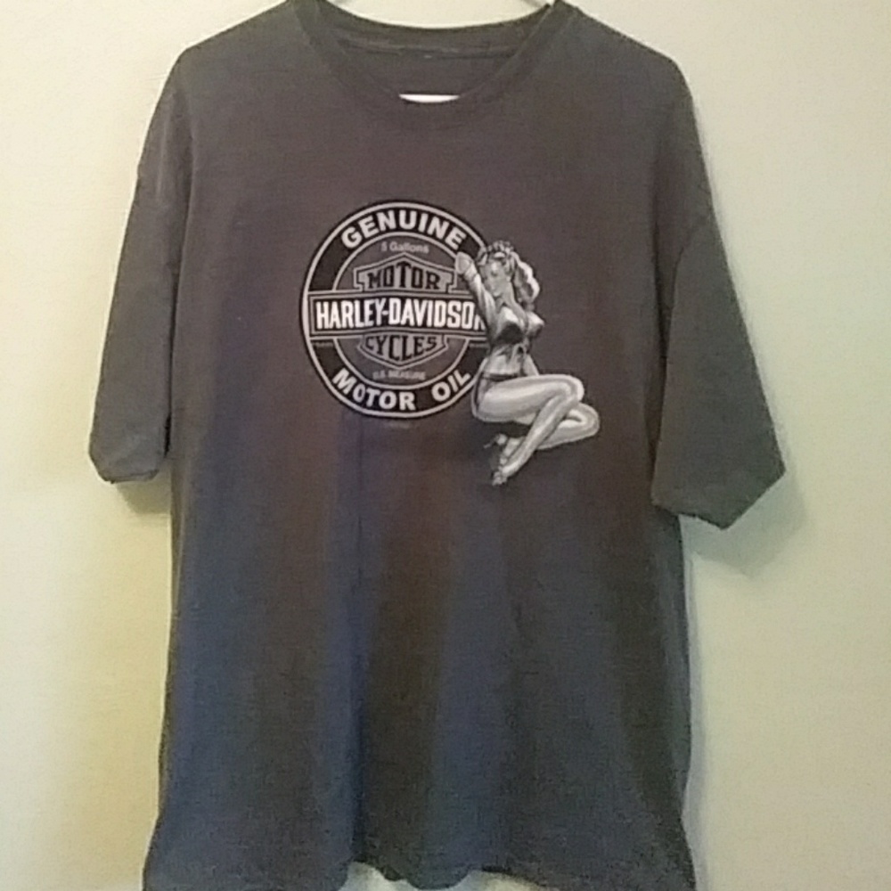 Harley Davidson pin up girl shirt
